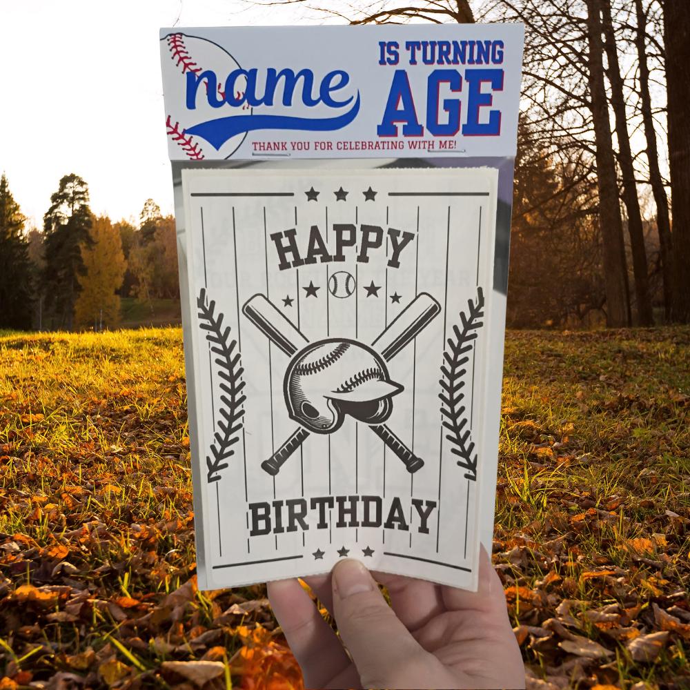Baseball Party Favor