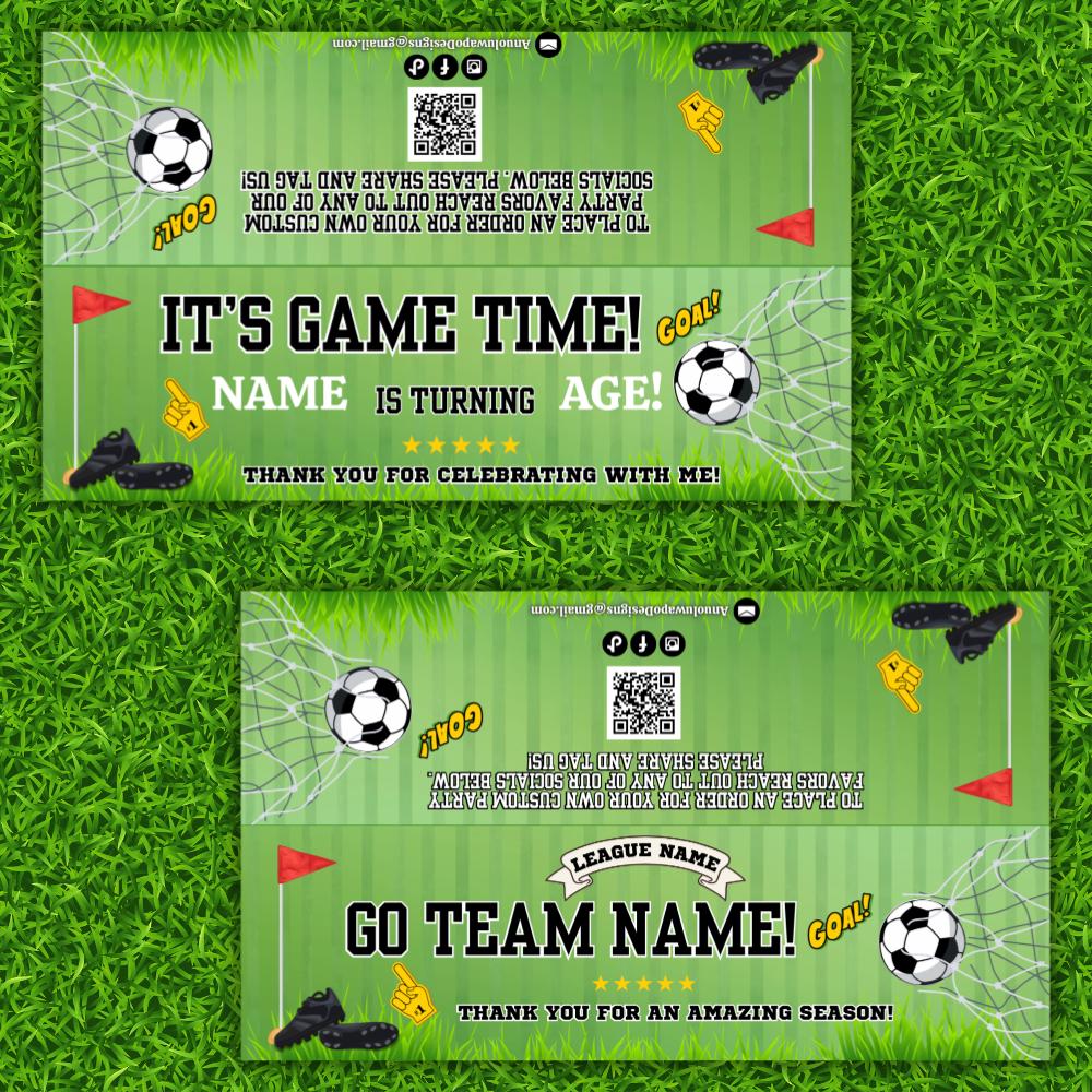Soccer Party Favor