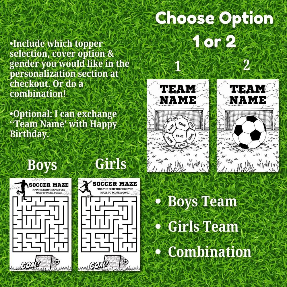 Soccer Party Favor