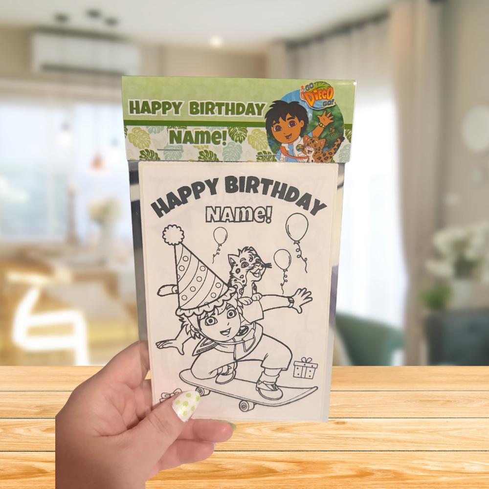 Go Diego Go Party Favor