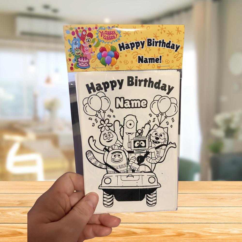 Yo Gabba Gabba Party Favor