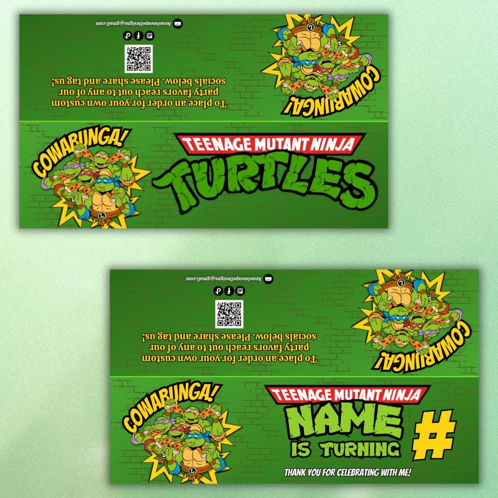 Ninja Turtle Party Favors