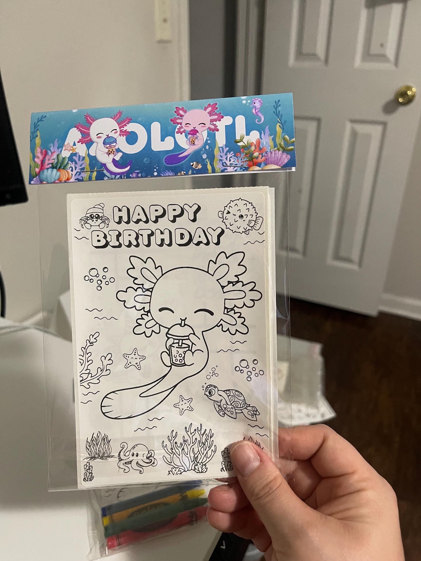 Axolotl Party Favor