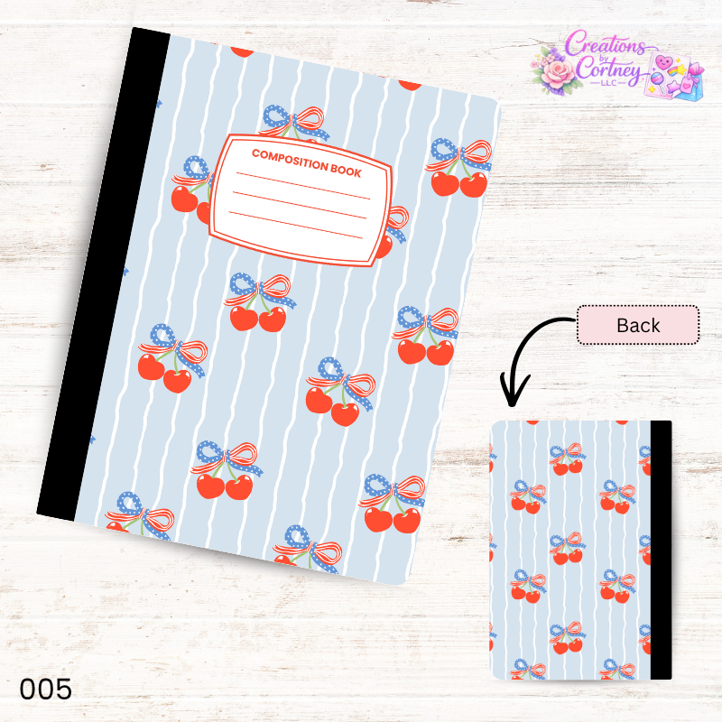 Cherry Composition Notebook