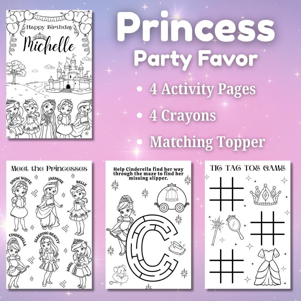 Princess Party Favor