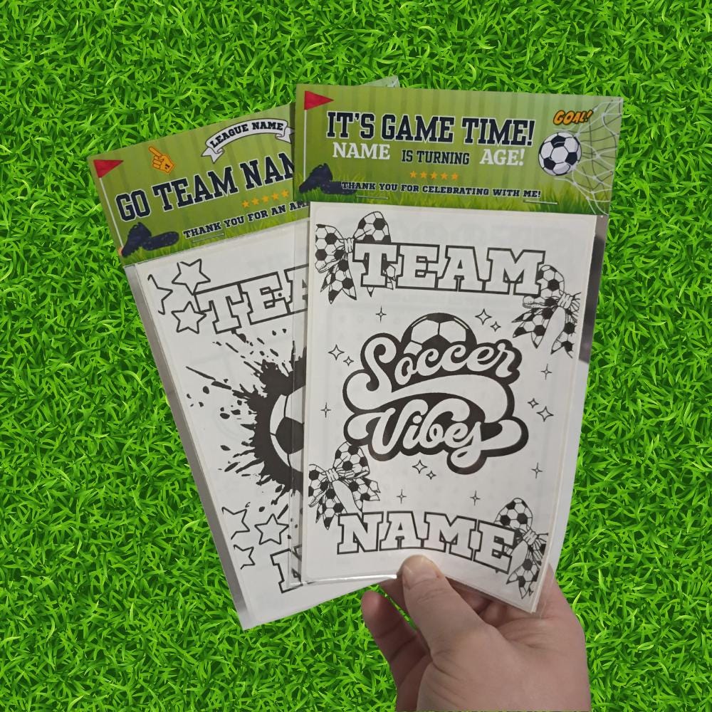 Soccer Party Favor