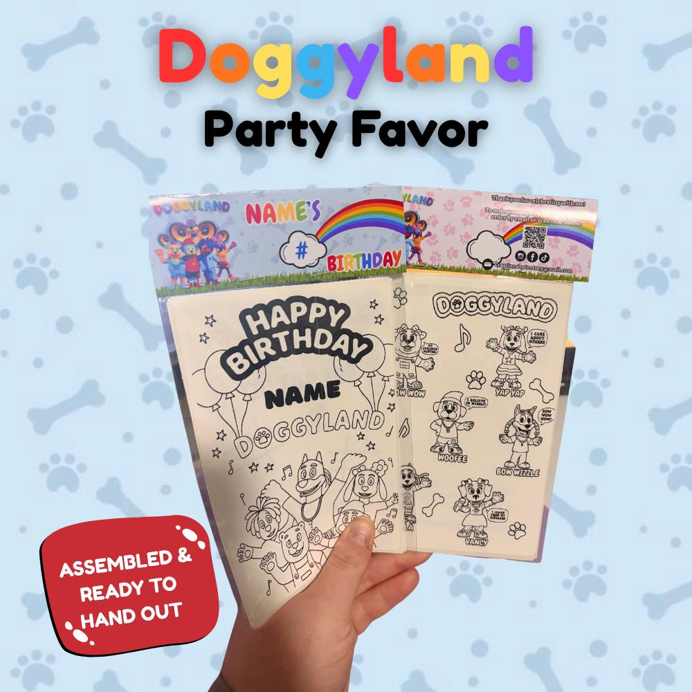 Doggyland Party Favor