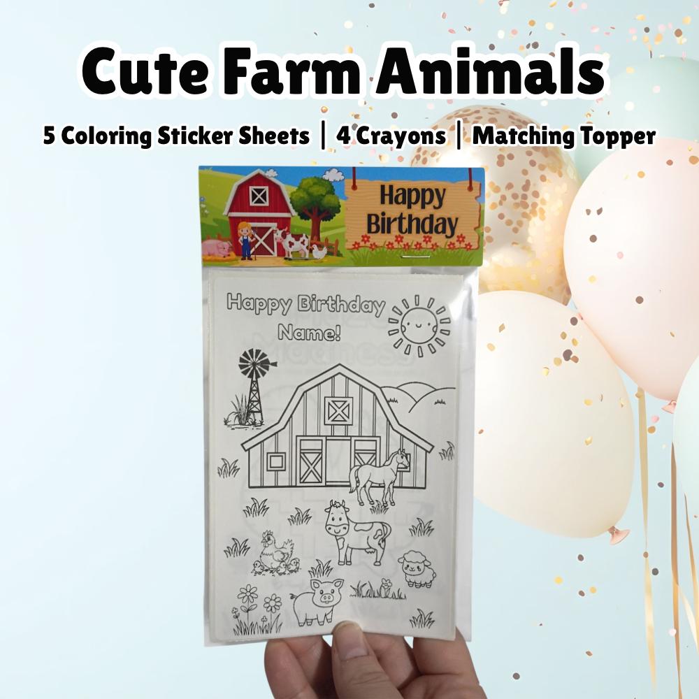 Farm Animal Party Favor
