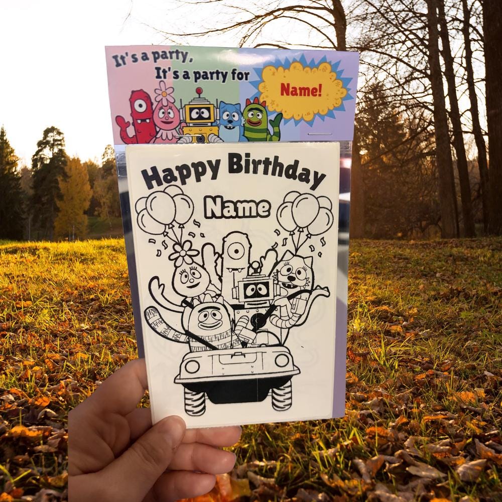 Yo Gabba Gabba Party Favor